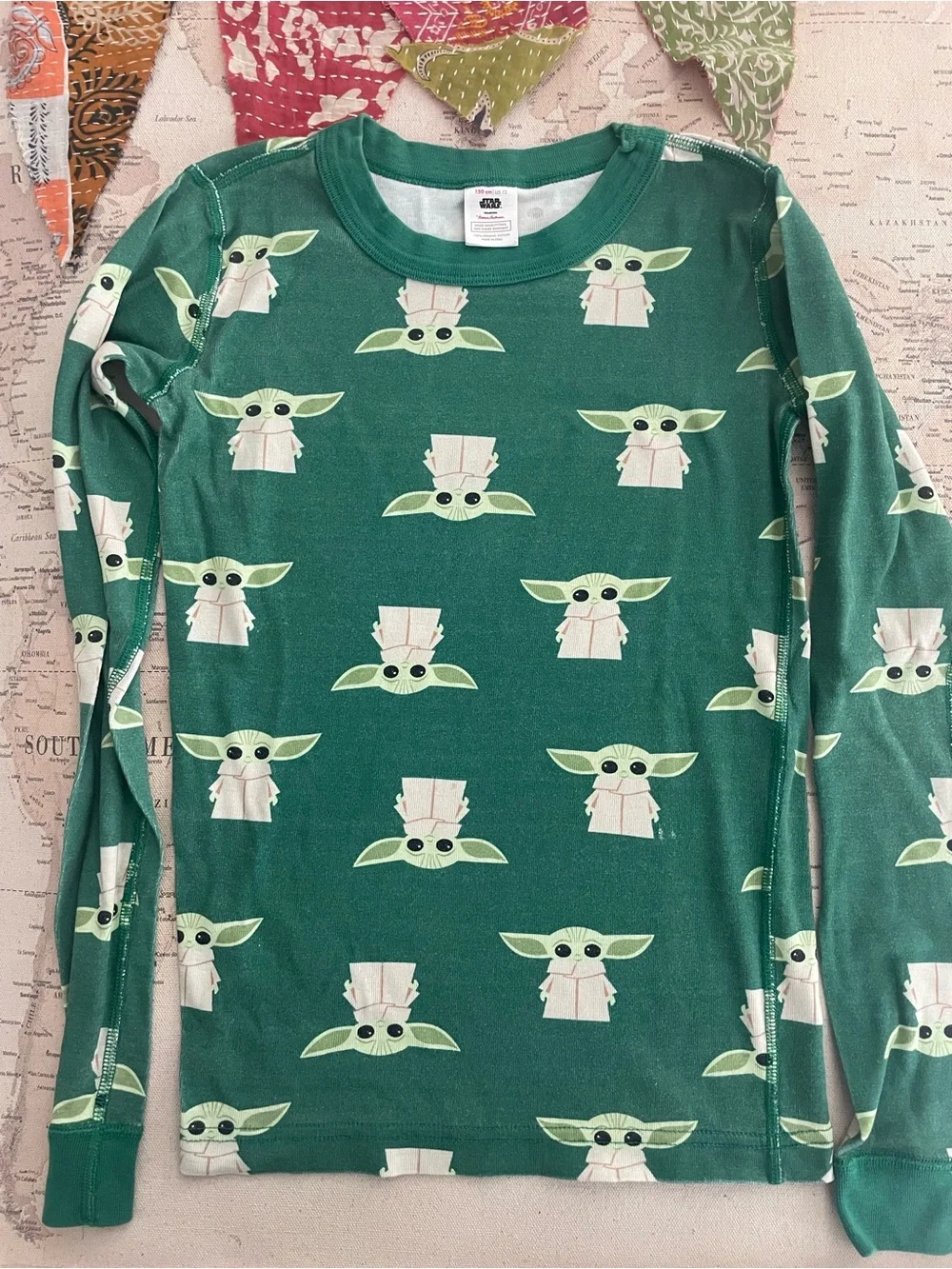 Hanna Andersson Baby Yoda Star Wars Pajamas Unisex Size 12